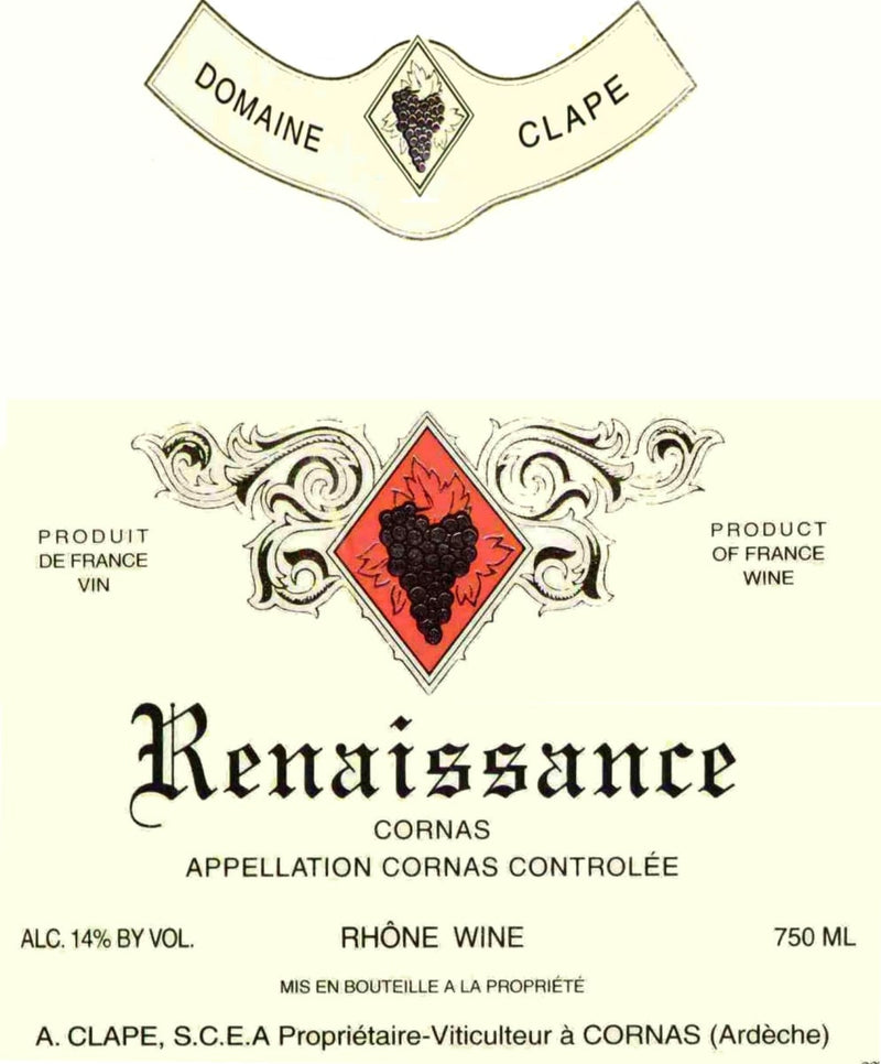2023 Clape - Cornas Renaissance (750ml) PRE ARRIVAL