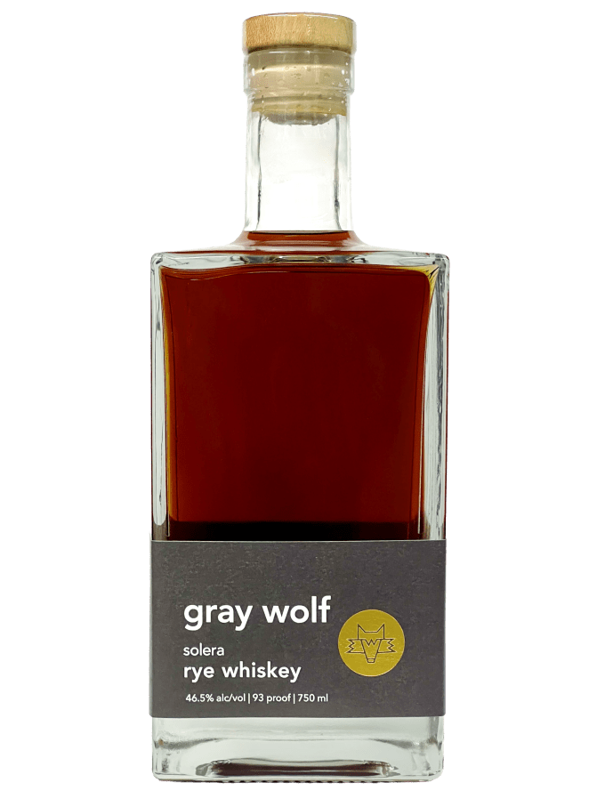 Gray Wolf (Solera Cask) Rye Whiskey 750ml