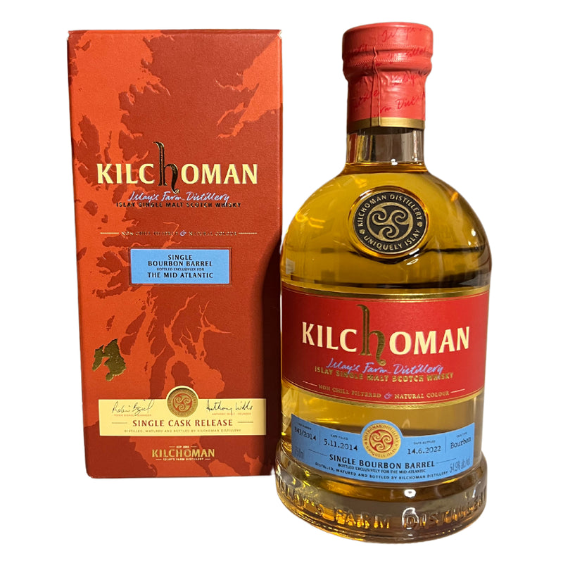 Kilchoman Single Bourbon Barrel Single Malt  Whiskey 750ml