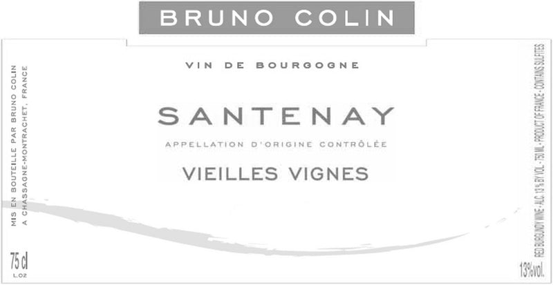 2023 Bruno Colin - Santenay Rouge V.V. (PRE ARRIVAL)