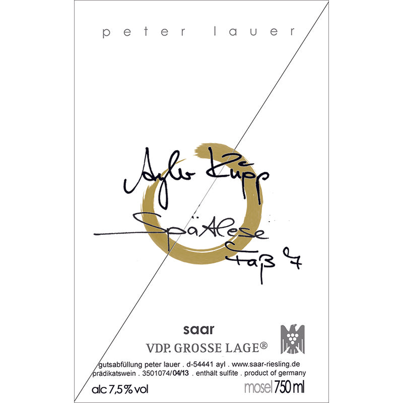 2024 Lauer, Peter - Ayler Kupp Riesling Fass 7 Spatlese (750ml)