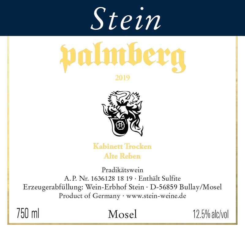 2024 Stein Riesling Kabinett Trocken 'PALMBERG - Alte Reben'  (750ml)