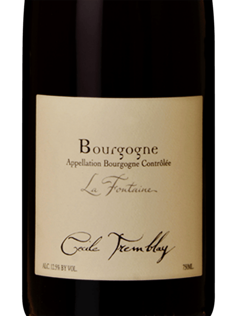 2015 Cecile Tremblay Bourgogne Rouge La Fontaine  (750ml)