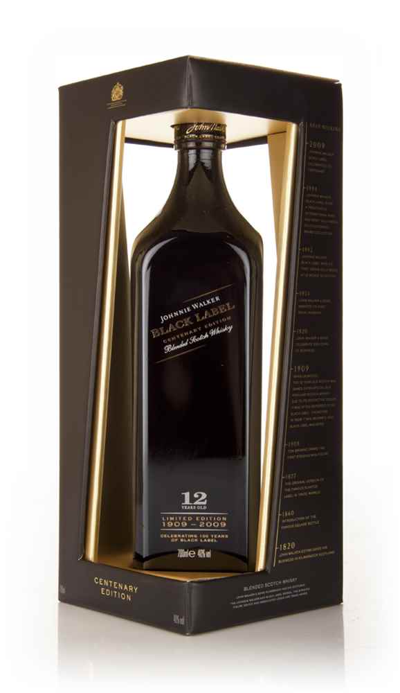 Johnnie Walker Black Label Limited Centenary Edition 12 Year Old Blended Scotch Whisky 750ml