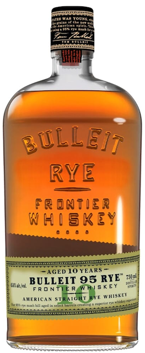 Bulleit 10 yr Straight  Rye Whiskey 750ml