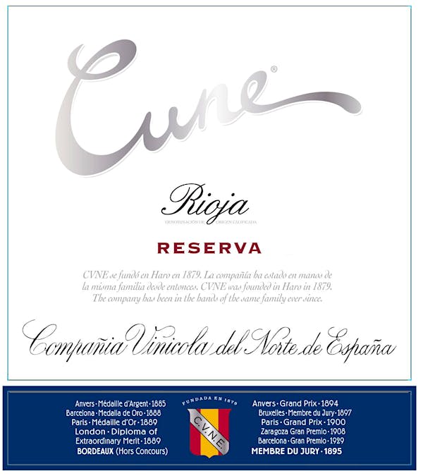 2020 Cvne -  Rioja Reserva (750ml)
