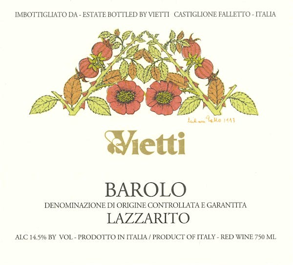 2021 Vietti - Barolo DOCG Lazzarito (750ml)