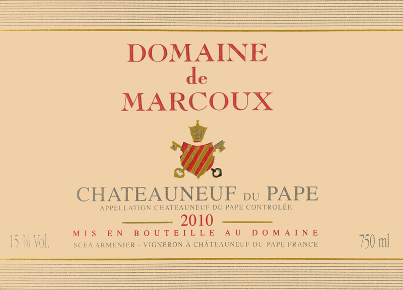 2010 Marcoux - Chateauneuf du Pape (750ml)