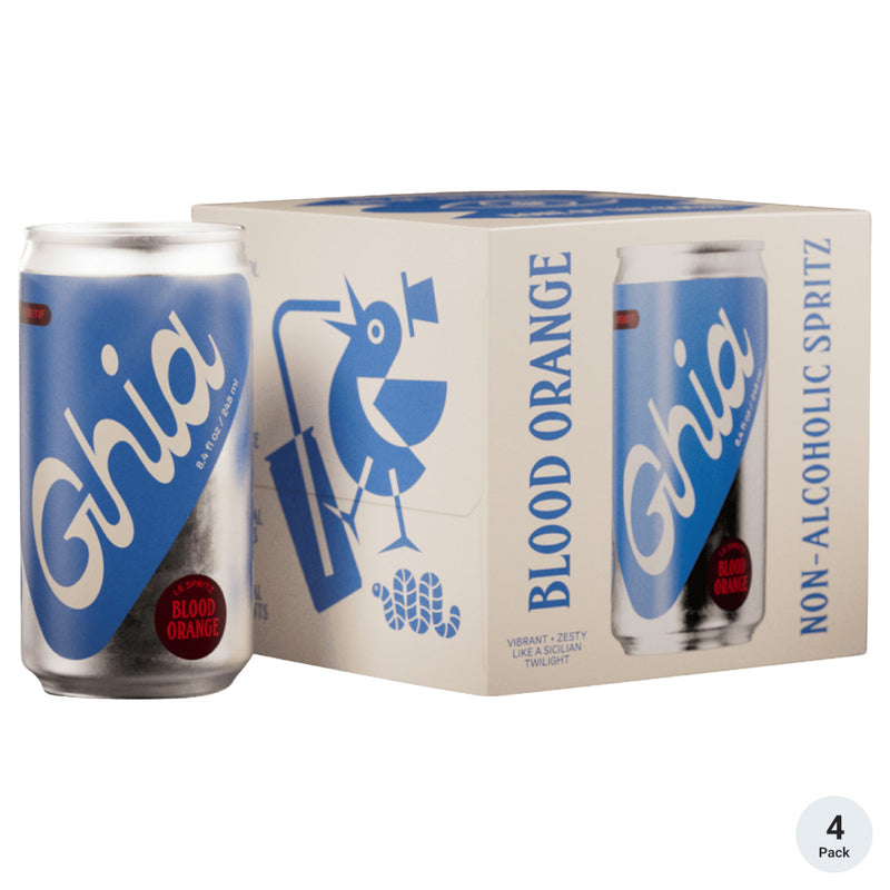 Ghia Le Spritz Blood Orange Non-Alcoholic 4pk cans