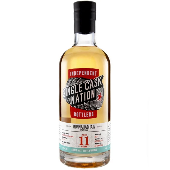 Single Cask Nation 11 yr Bunnahabhain Single Malt Whiskey 700ml