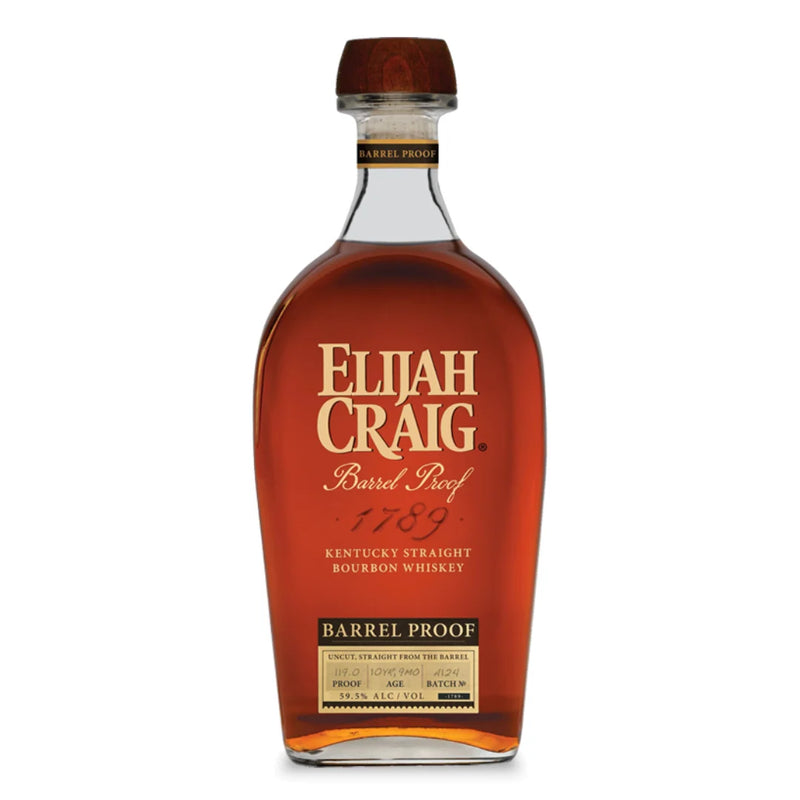 Elijah Craig 10 yr Barrel Proof # A125 Bourbon Whiskey 750ml