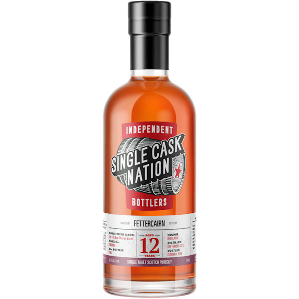 Single Cask Nation 12 yr Fettercairn Single Malt Whiskey 700ml