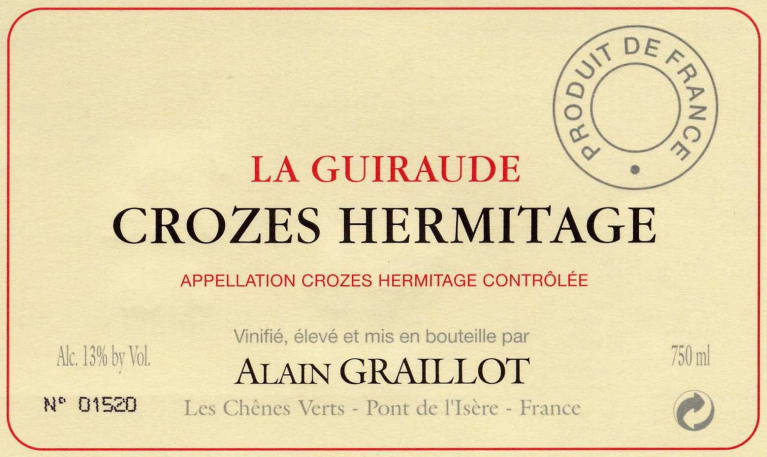 2023 Graillot - Crozes Hermitage La Guiraude (750ml)
