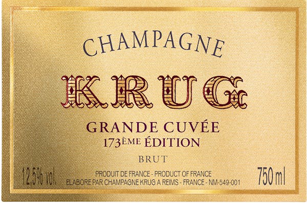 NV Krug - Champagne Brut Grande Cuvee 173eme Edition