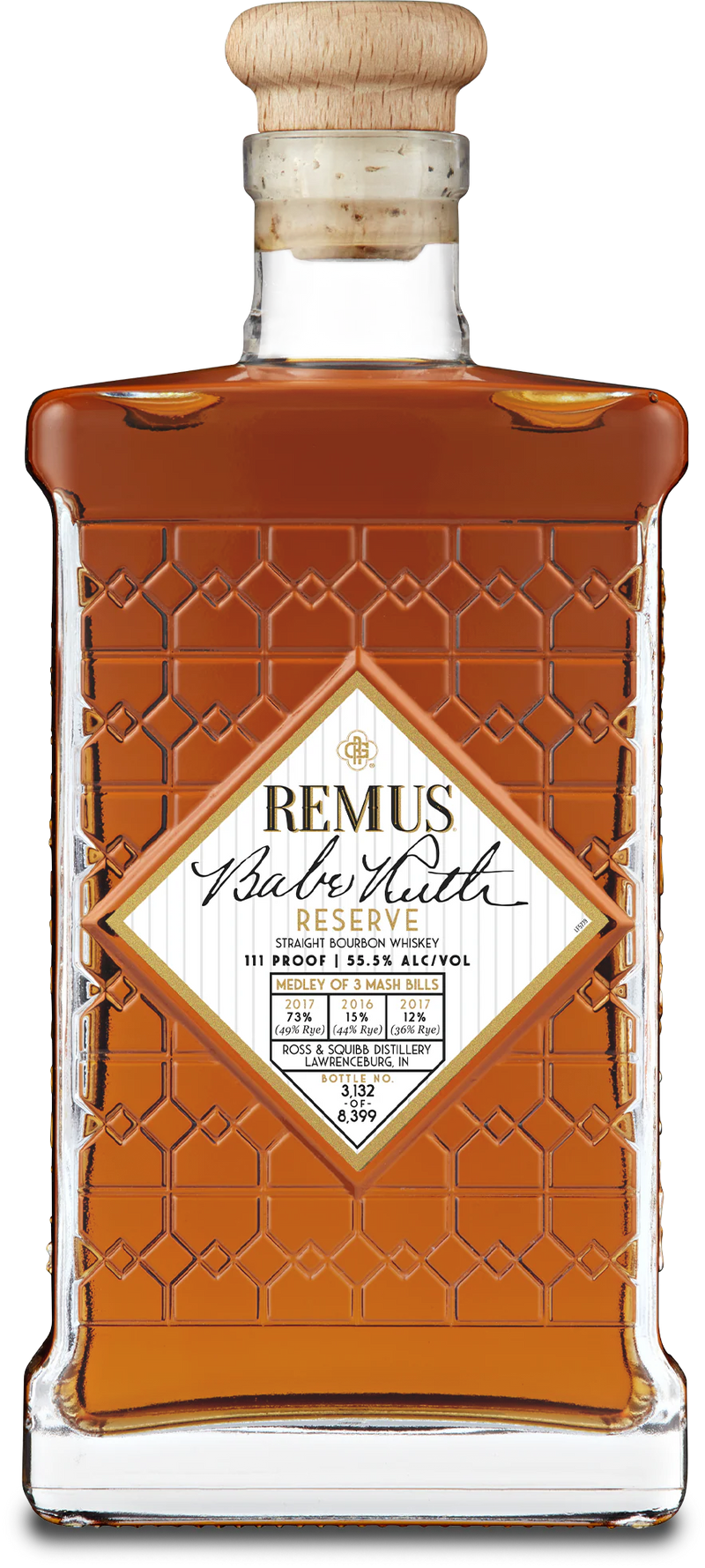Remus Babe Ruth Reserve Straight Bourbon Whiskey 750ml