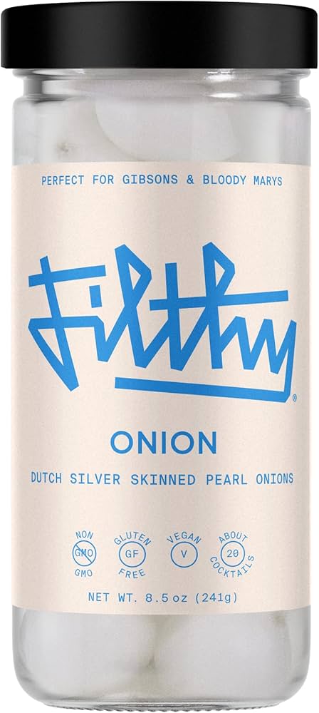Filthy Food Onion Dutch Silver Skinned Pearl Onions 8.5oz jar
