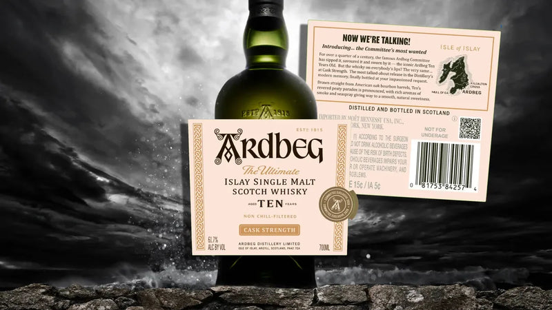 Ardbeg 10 yr Cask Strength Single Malt Whiskey 700ml