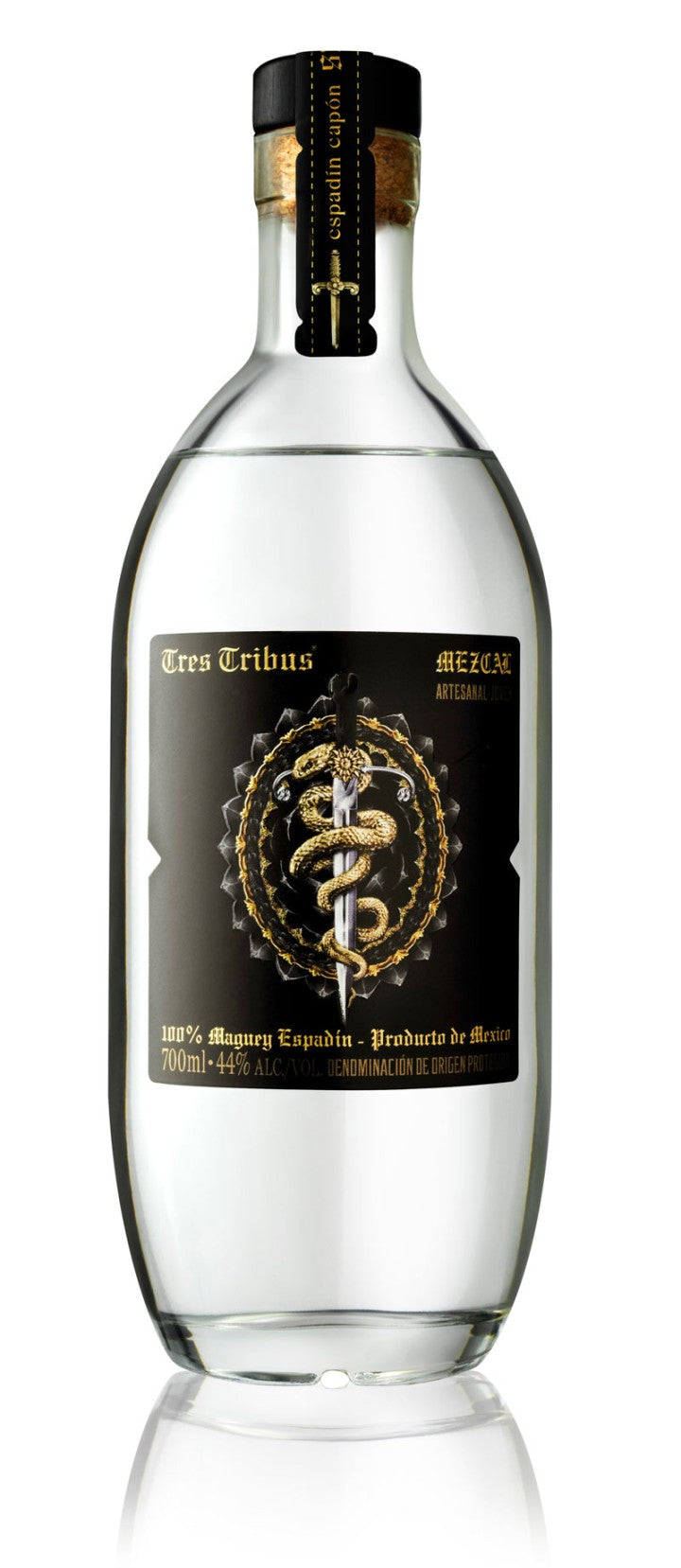 Tres Tribus ESPADIN Artesanal Joven Mezcal 700ml