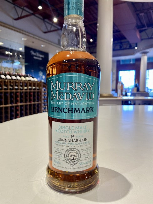 Murray McDavid Bunnahabhain 15 yr Margaux Wine Cask Single Malt Whiskey 700ml