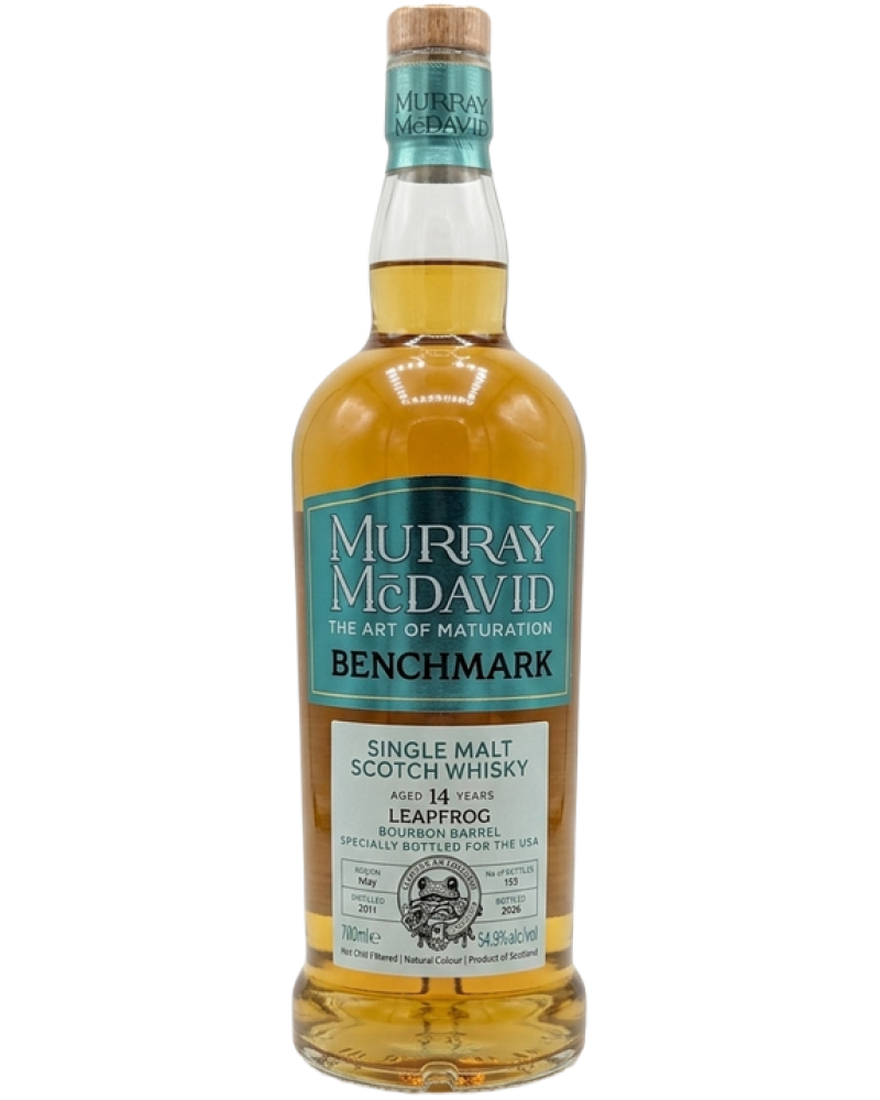 Murray McDavid Leapfrog 14 yr Bourbon Barrel Single Malt Whiskey 700ml