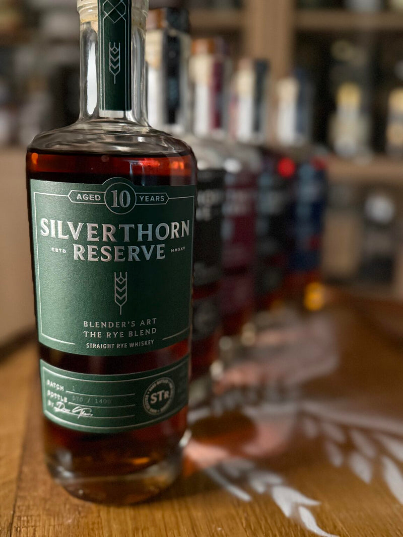 Silverthorn Reserve 10 yr Blender's Art RYE Whiskey 750ml