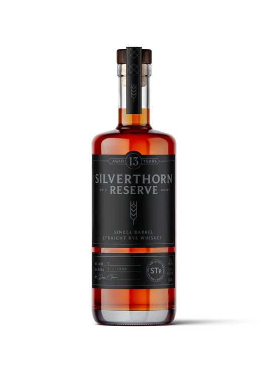 Silverthorn Reserve 13 yr Single Barrel RYE Whiskey 750ml