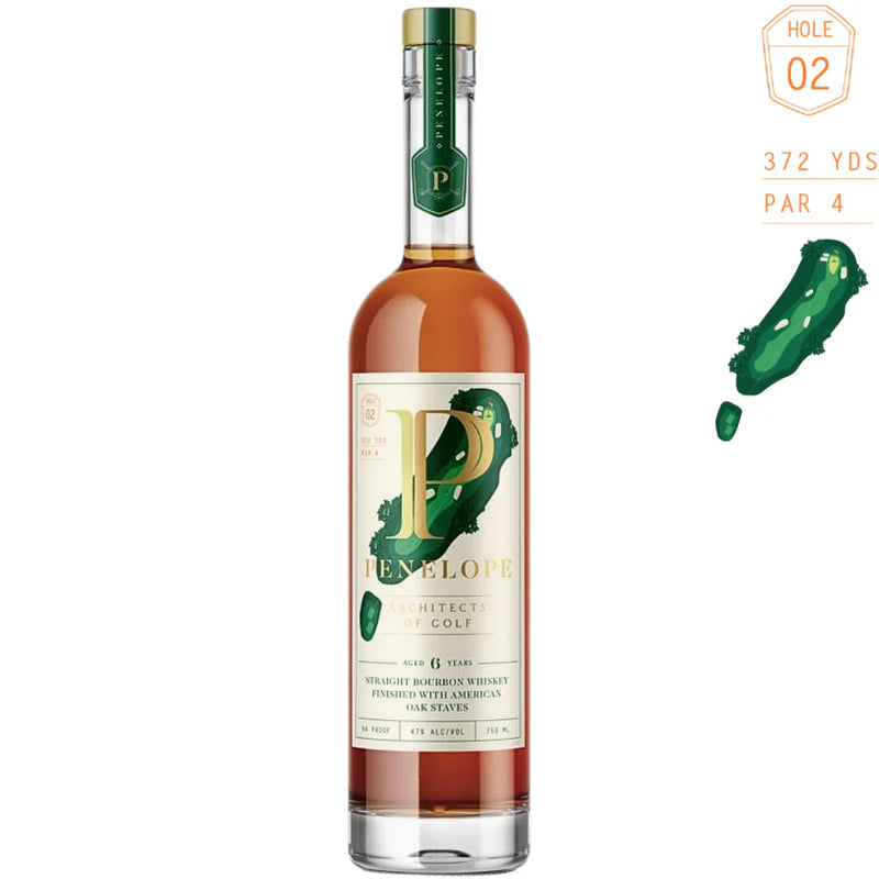 Penelope Architects of Golf Hole 02 6 yr Bourbon 750ml