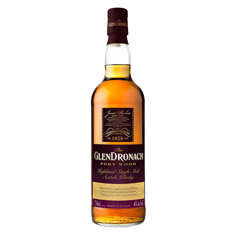 Glendronach Port Wood Single Malt Whisky 750ml