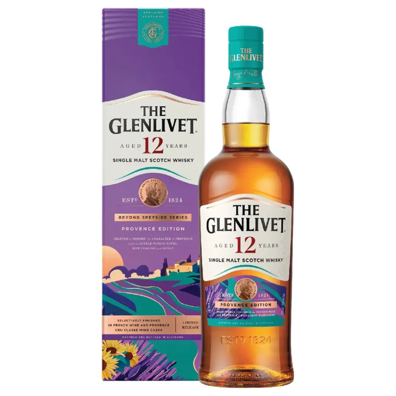 Glenlivet 12 yr Provence Edition Single Malt Whiskey 750ml