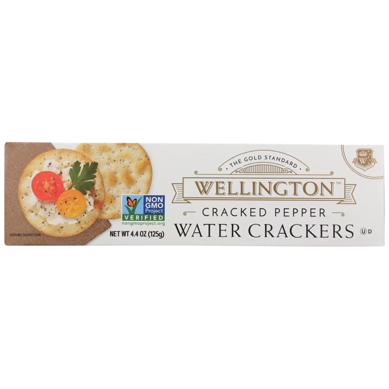 Wellington - Cracked Pepper Water Crackers 4.4oz box