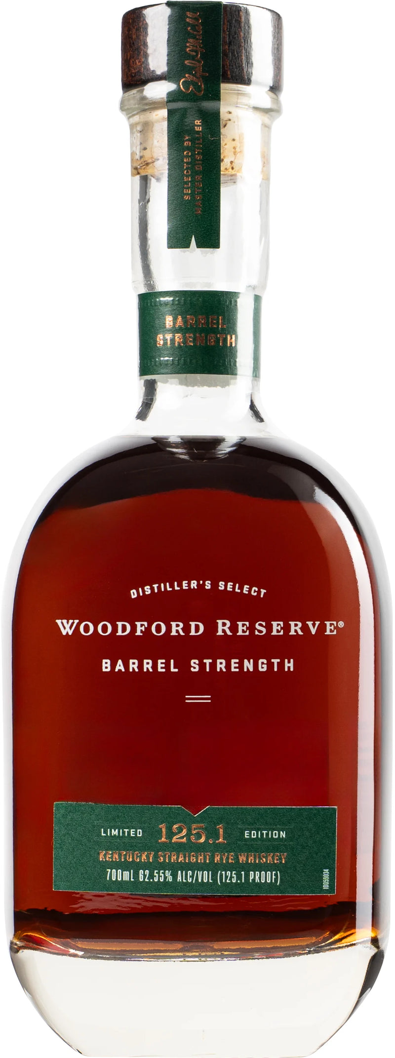 Woodford Reserve Barrel Strength Rye Whiskey 700ml