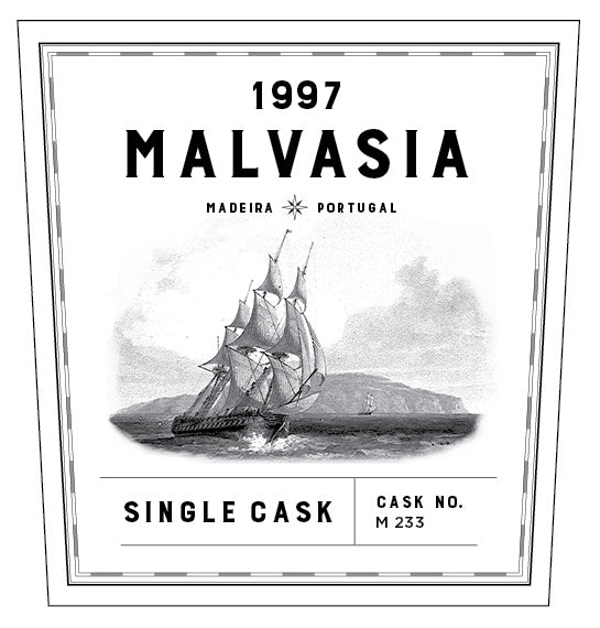 1997 Broadbent - Madeira Single Cask No. 233 Malvasia (500ml)