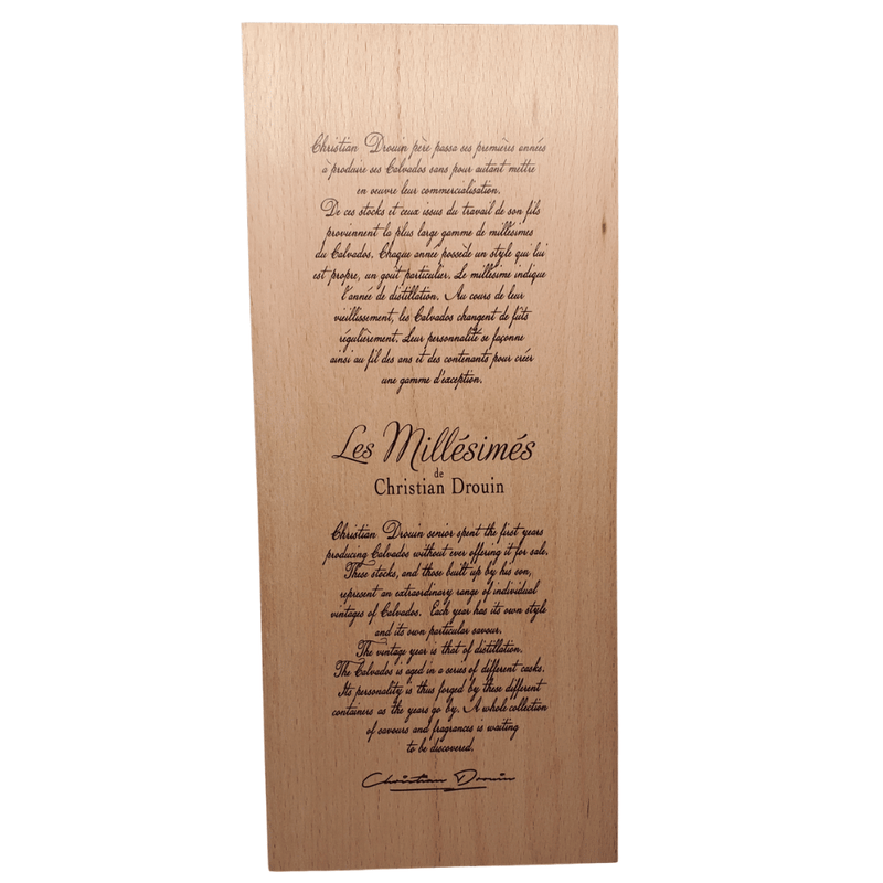 Christian Drouin 2003 Calvados Brandy 700ml