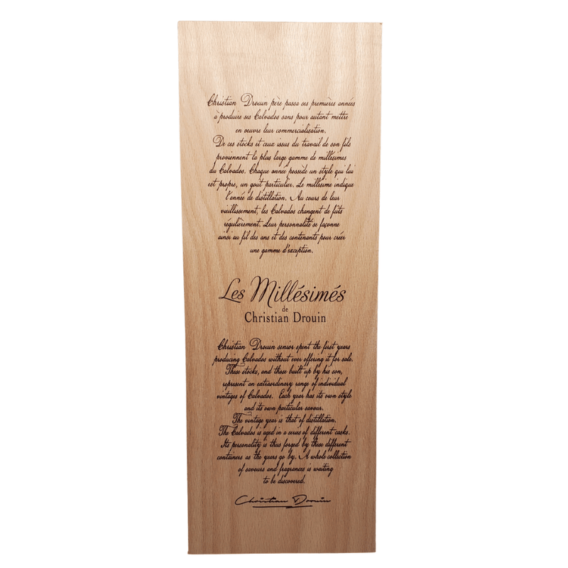 Christian Drouin 2005 Calvados Brandy 700ml