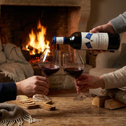 2019 Chateau La Confession - St. Emilion (750ml) | This wine being shared on a casual evening in front of a fire