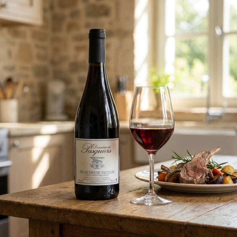 2023 Domaine des Pasquiers - VdP de Vaucluse | Based on this description: 2023 Domaine des Pasquiers – VdP de Vaucluse From a family‑run domaine in the Rhône, the 2023 VdP de Vaucluse embodies Pasquiers’ gen