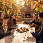2023 Robert Mondavi - Cabernet Sauvignon Private Selection California (750ml) | This wine being enjoyed by friends in the fall outside at a gathering.