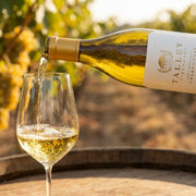 2023 Talley - Chardonnay Estate San Luis Obispo (750ml) | This wine being poured into a glass.