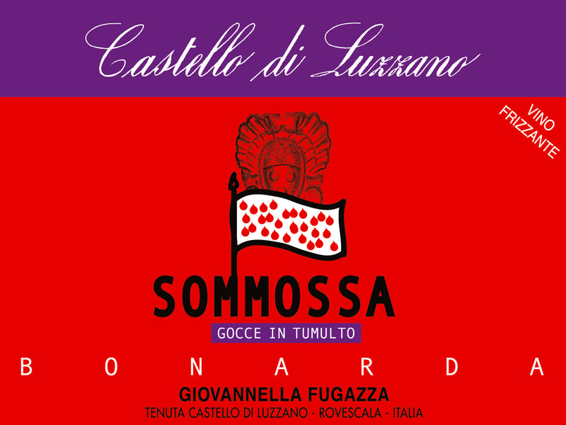 2023 Castello di Luzzano Bonarda Oltrepo Pavese DOC Vino Frizzante Sommossa (750ml)