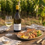 2024 Alphonse Mellot - Sancerre La Moussiere (750ml) | This wine paired with roasted langoustines at a table setting.