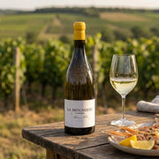 2024 Alphonse Mellot - Sancerre La Moussiere (750ml) | This wine at a winery in Sancerre France with the vines in the background.