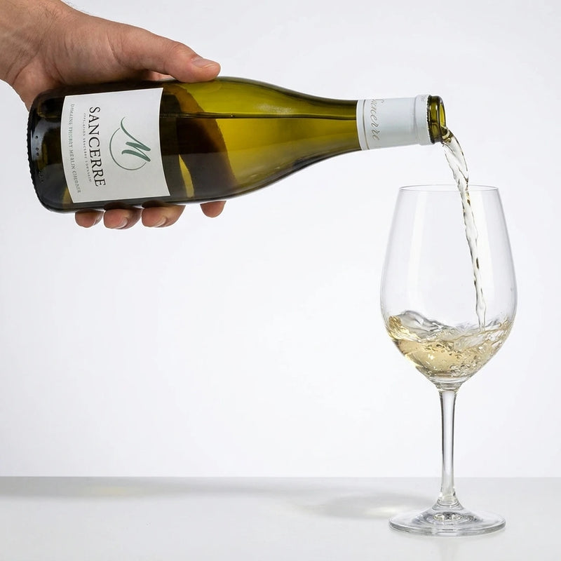 2024 Merlin Cherrier - Sancerre (750ml) | Show an image of this bottle of wine pouring into a wine glass.