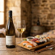 2024 Samuel Billaud - Chablis Grand Terroir (750ml) [PRE ARRIVAL] | This wine on a table served with sushi