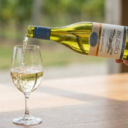 2025 Oyster Bay - Sauvignon Blanc Marlborough (750ml) | This wine being poured into a wine glass