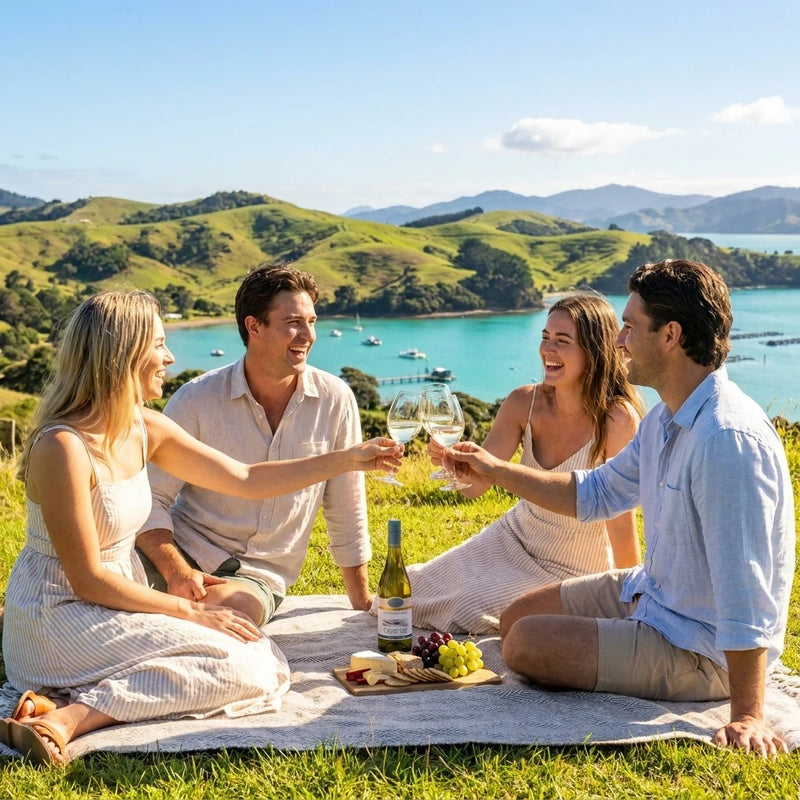 2025 Oyster Bay - Sauvignon Blanc Marlborough (750ml) | Create friends sitting bayside enjoying this wine on a hot summer day.