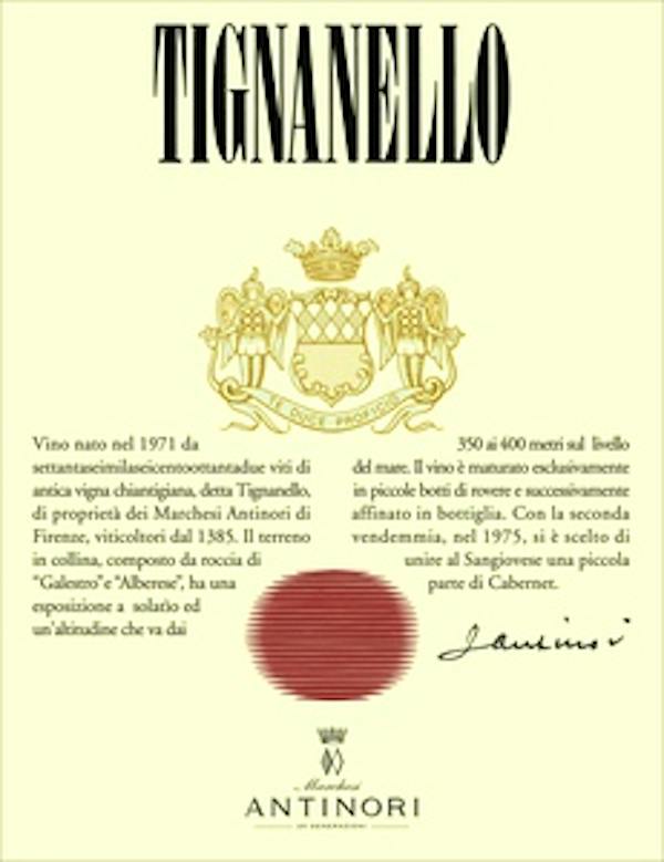 2023 Antinori, Piero - Toscana Rosso IGT Tignanello Super Tuscan (750ml)