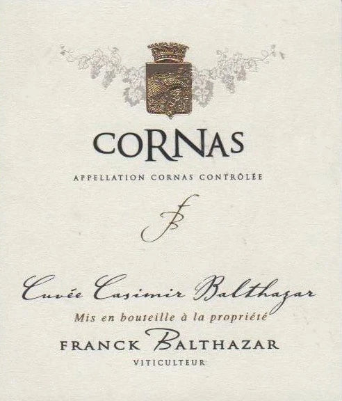 2024 Balthazar, Franck - Cornas Cuvee Casmir (750ml) [PRE ARRIVAL]