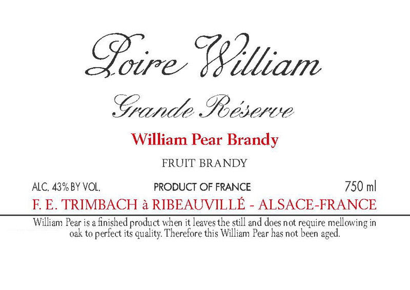Trimbach Poire William (Pear) Brandy 750ml