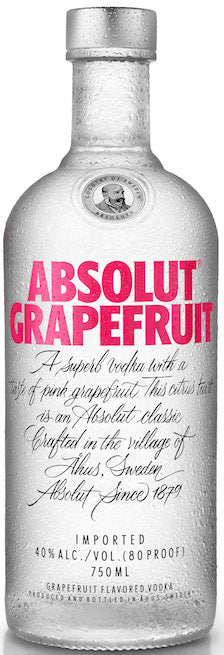 Absolut Grapefruit Vodka 750ml