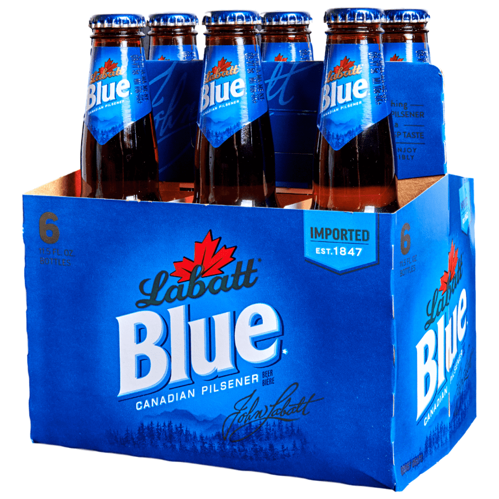 Labatt Blue Canadian Pilsener 6pk — MacArthur Beverages